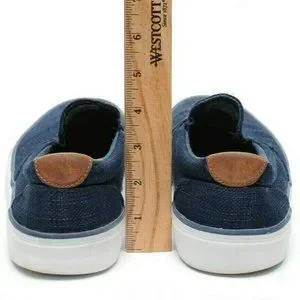 Crevo | Shoes | Crevo Pax Blue Fabric Slip On Dual Gusset  display picture 2